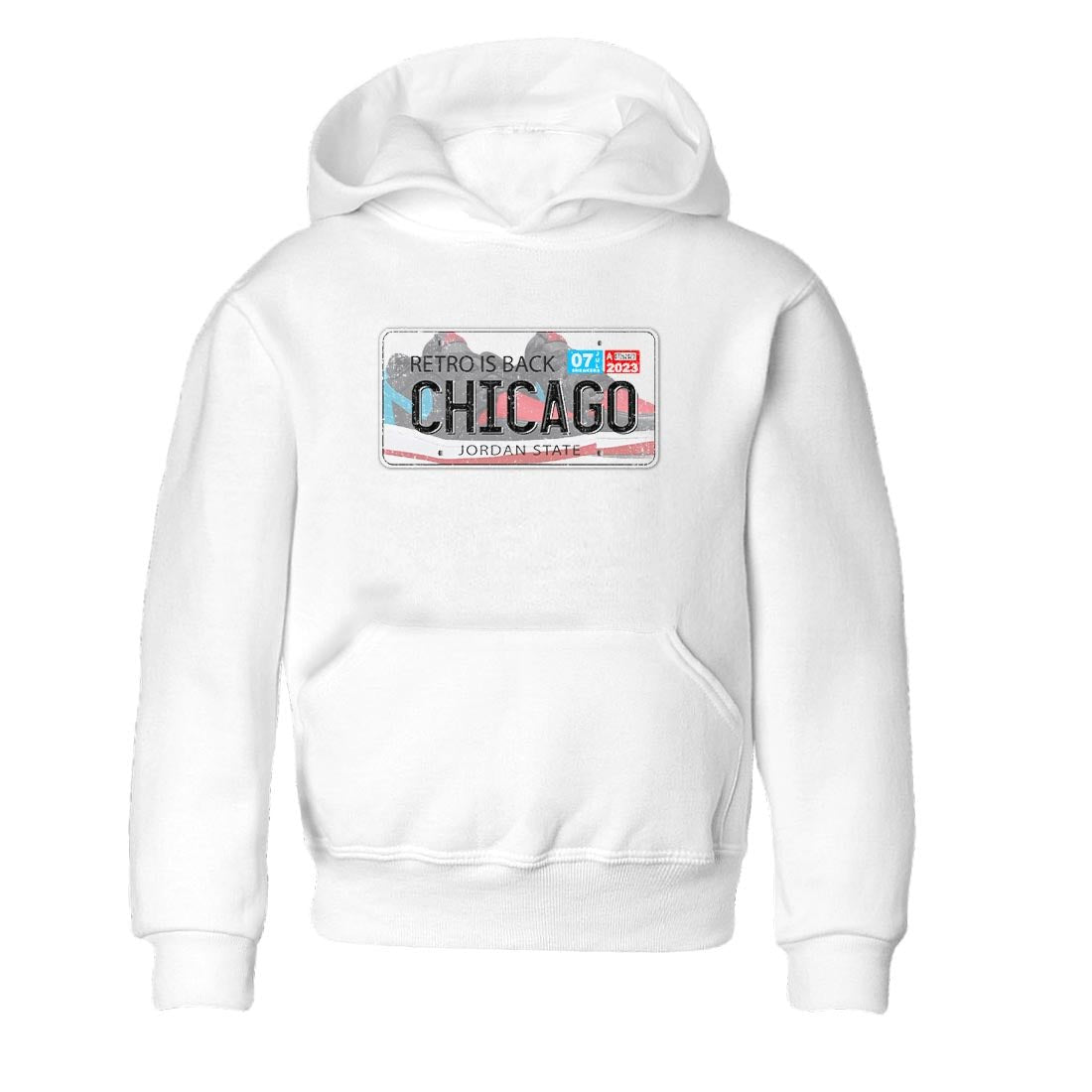 Air Jordan 1 Low UNC to Chicago shirt to match jordans Jordan Plate sneaker tees Air Jordan 1 UNC to Chicago SNRT Sneaker Release Tees Baby Toddler White 2 T-Shirt
