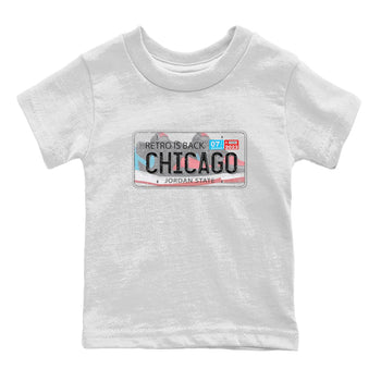 Air Jordan 1 Low UNC to Chicago shirt to match jordans Jordan Plate sneaker tees Air Jordan 1 UNC to Chicago SNRT Sneaker Release Tees Baby Toddler White 2 T-Shirt