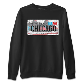 Air Jordan 1 Low UNC to Chicago shirt to match jordans Jordan Plate sneaker tees Air Jordan 1 UNC to Chicago SNRT Sneaker Release Tees Unisex Black 2 T-Shirt