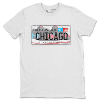 Air Jordan 1 Low UNC to Chicago shirt to match jordans Jordan Plate sneaker tees Air Jordan 1 UNC to Chicago SNRT Sneaker Release Tees Unisex White 2 T-Shirt
