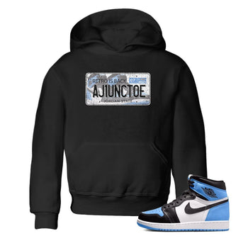 Air Jordan 1 Retro High OG University Blue shirt to match jordans Jordan Plate sneaker tees Air Jordan 1 UNC Toe SNRT Sneaker Release Tees Baby Toddler Black 1 T-Shirt