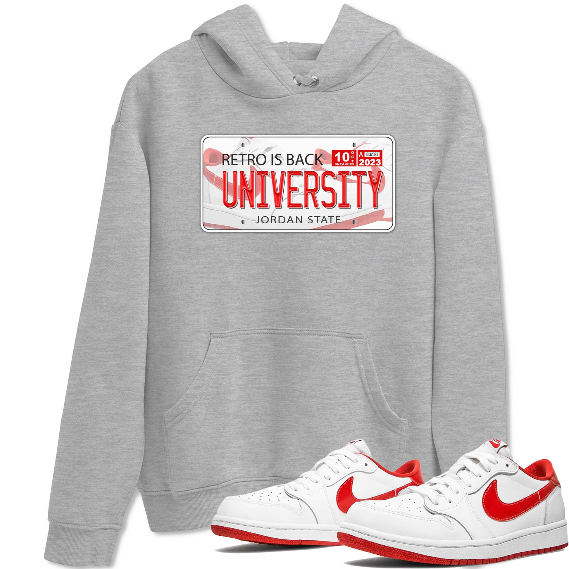 1s Low University Red shirt to match jordans Jordan Plate sneaker tees Air Jordan 1 University Red SNRT Sneaker Tees Sneaker Matching Clothing Brand Unisex Sneaker Tee Heather Grey 1 T-Shirt