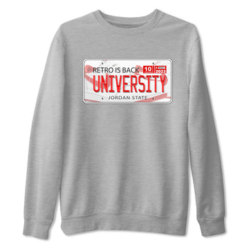 1s Low University Red shirt to match jordans Jordan Plate sneaker tees Air Jordan 1 University Red SNRT Sneaker Tees Sneaker Matching Clothing Brand Unisex Sneaker Tee Heather Grey 2 T-Shirt