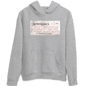 Air Jordan 1 Washed Pink Sneaker Match Tees Jordan Plate Sneaker Tees AJ1 Washed Pink Sneaker Release Tees Unisex Shirts Heather Grey 2