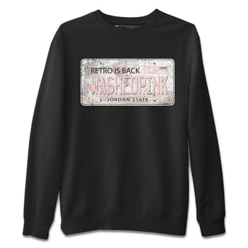 Air Jordan 1 Washed Pink Sneaker Match Tees Jordan Plate Sneaker Tees AJ1 Washed Pink Sneaker Release Tees Unisex Shirts Black 2