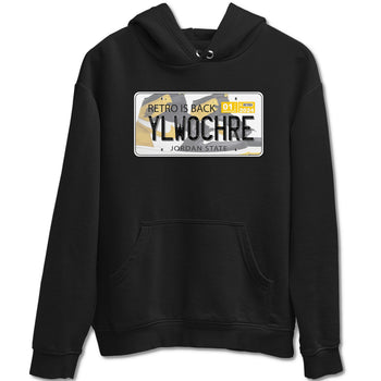 1s Yellow Ochre shirt to match jordans Jordan Plate sneaker tees Air Jordan 1 High OG Yellow Ochre SNRT Sneaker Release Tees unisex cotton Black 2 crew neck shirt