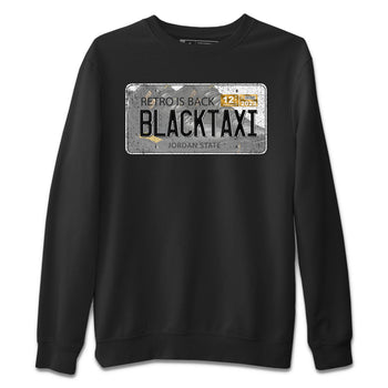 Jordan 12 Black Taxi Sneaker Match Tees Jordan Plate Sneaker Tees Jordan 12 Black Taxi Sneaker Release Tees Unisex Shirts