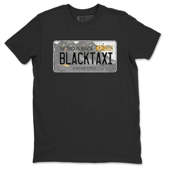 Jordan 12 Black Taxi Sneaker Match Tees Jordan Plate Sneaker Tees Jordan 12 Black Taxi Sneaker Release Tees Unisex Shirts