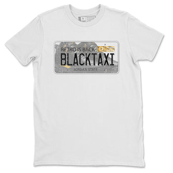 Jordan 12 Black Taxi Sneaker Match Tees Jordan Plate Sneaker Tees Jordan 12 Black Taxi Sneaker Release Tees Unisex Shirts