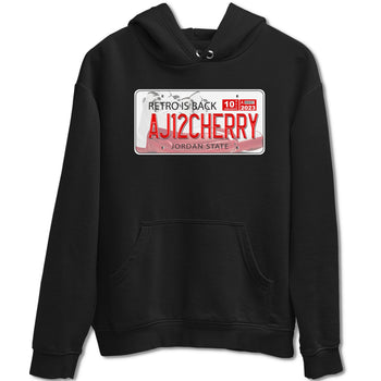 Jordan 12 Retro Cherry shirt to match jordans Varsity Red Jordan Plate special sneaker matching tees 12s Cherry SNRT sneaker tees Unisex Black 2 T-Shirt