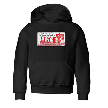 Jordan 12 Retro Cherry shirt to match jordans Varsity Red Jordan Plate special sneaker matching tees 12s Cherry SNRT sneaker tees Baby Toddler Black 2 T-Shirt