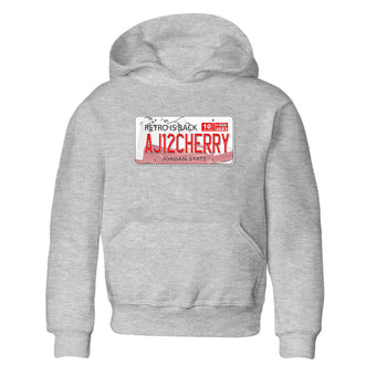Jordan 12 Retro Cherry shirt to match jordans Varsity Red Jordan Plate special sneaker matching tees 12s Cherry SNRT sneaker tees Baby Toddler Heather Grey 2 T-Shirt