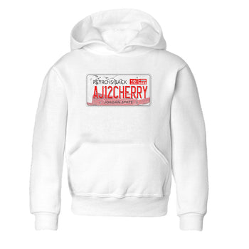 Jordan 12 Retro Cherry shirt to match jordans Varsity Red Jordan Plate special sneaker matching tees 12s Cherry SNRT sneaker tees Baby Toddler White 2 T-Shirt