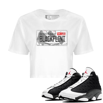 Air Jordan 13 Black Flint Jordan Plate WMNS Cotton Sneaker Hoodie Air Jordan 13 Black Flint Sneaker Crop Hoodie Size Chart