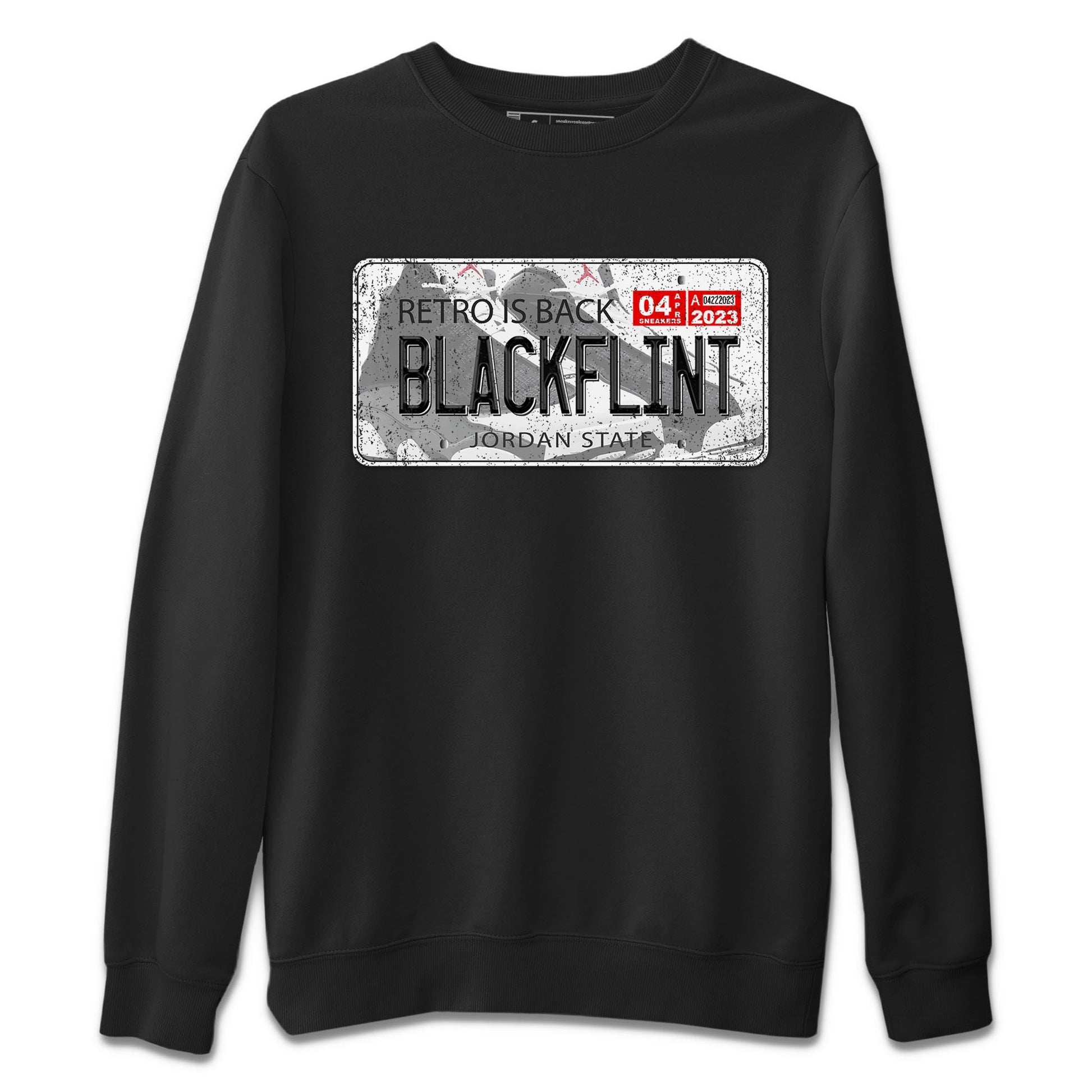 Air Jordan 13 Black Flint Sneaker Match Tees Jordan Plate Sneaker Tees AJ 13s Black Flint Sneaker Release Tees Unisex Shirts Black 2