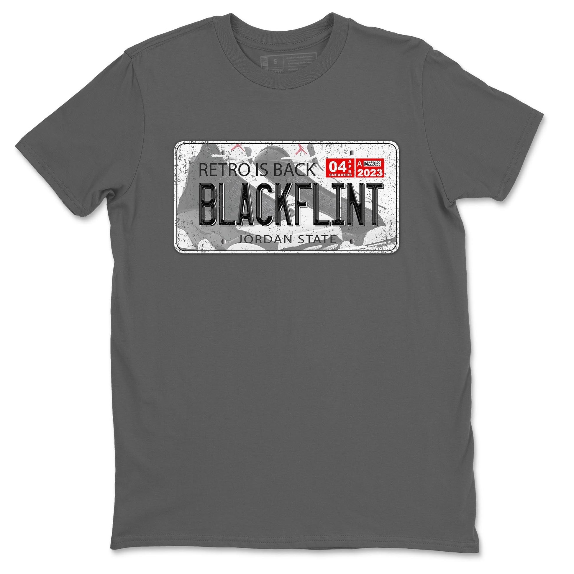 Air Jordan 13 Black Flint Sneaker Match Tees Jordan Plate Sneaker Tees AJ 13s Black Flint Sneaker Release Tees Unisex Shirts Cool Grey 2