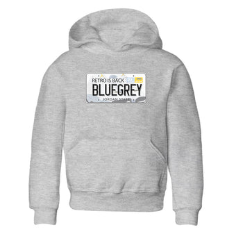 13s Blue Grey shirt to match jordans Jordan Plate sneaker tees Air Jordan 13 Blue Grey SNRT sneaker release tees baby toddler Heather Grey 2 cotton Shirt