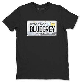 13s Blue Grey shirt to match jordans Jordan Plate sneaker tees Air Jordan 13 Blue Grey SNRT Sneaker Release Tees unisex cotton Black 2 crew neck shirt