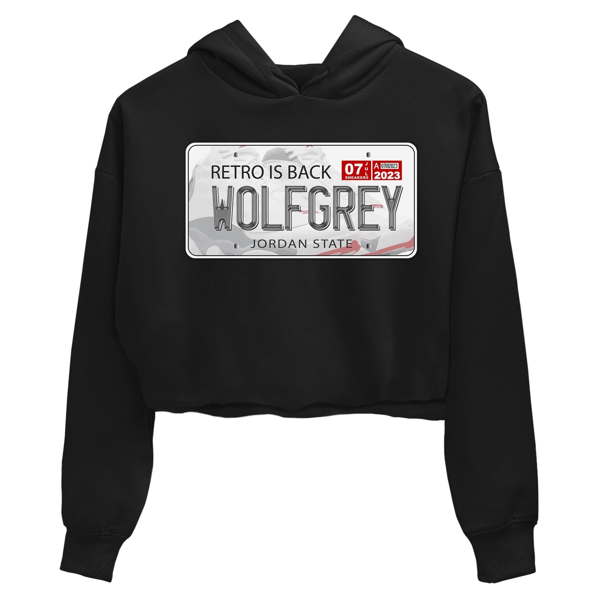 AJ13 Wolf Grey Sneaker Match Tees Jordan Plate Sneaker Tees Air Jordan 13 Wolf Grey SNRT Sneaker Release Tees Women's Shirts Black 2
