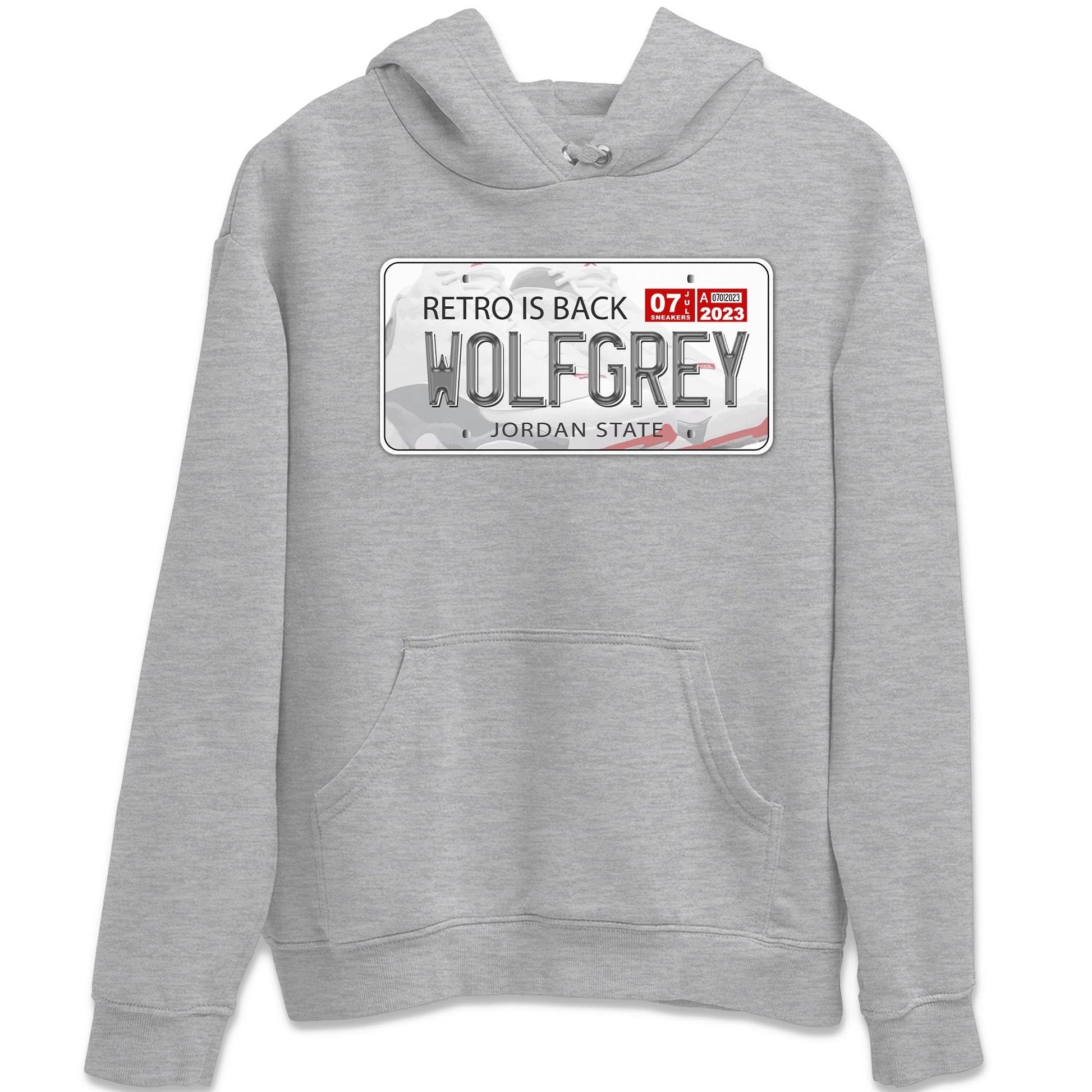 AJ13 Wolf Grey Sneaker Match Tees Jordan Plate Sneaker Tees Air Jordan 13 Wolf Grey SNRT Sneaker Release Tees Unisex Shirts Heather Grey 2