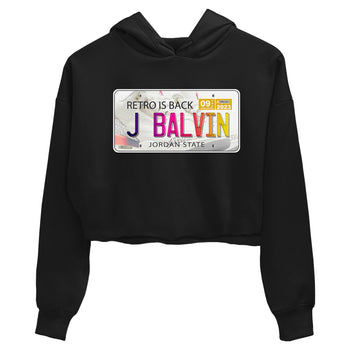 Air Jordan 3 J Balvin shirt to match jordans Jordan Plate sneaker tees Crew Neck Air Jordan 3 X J Balvin SNRT Sneaker Release Tees Black 2 Crop T-Shirt