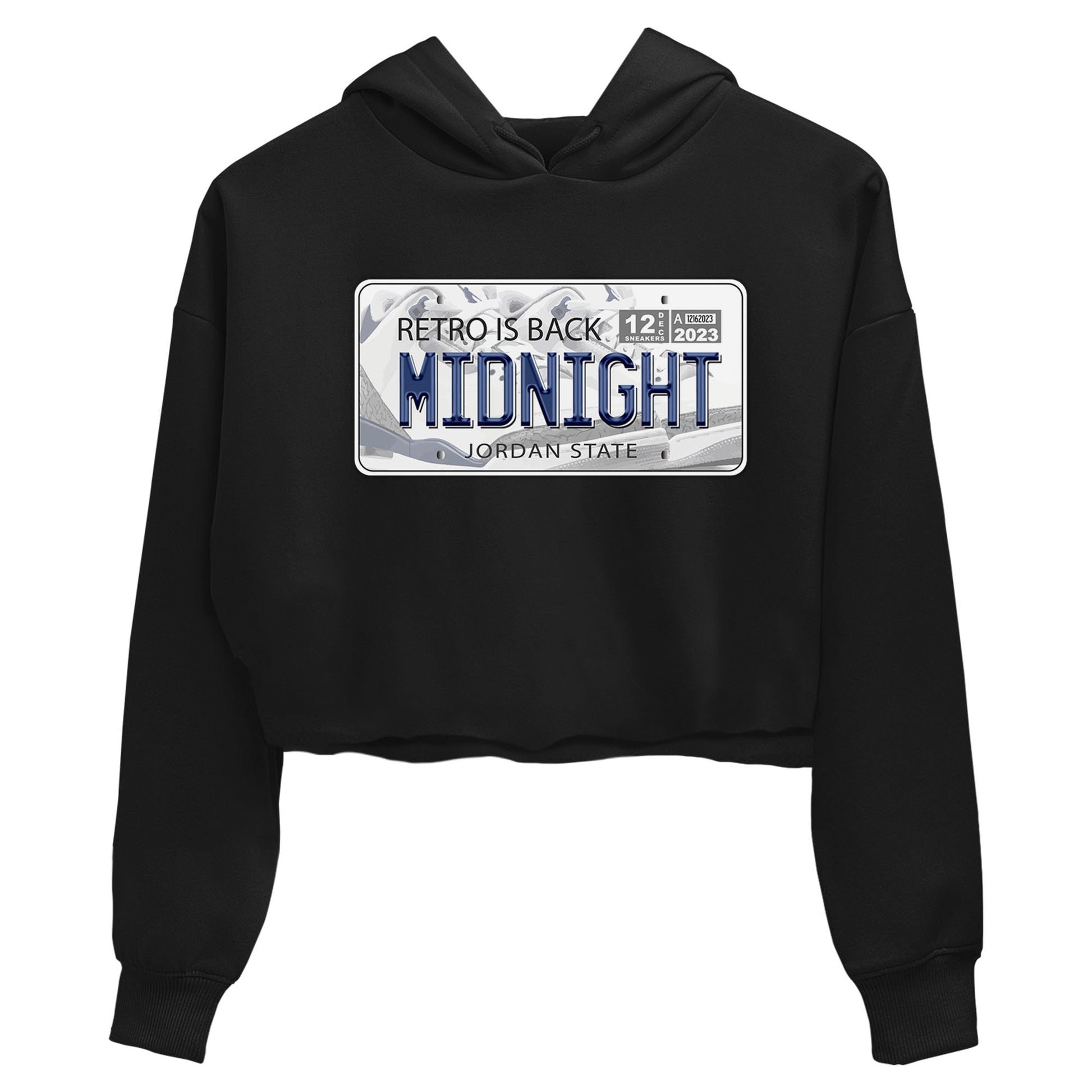 Air Jordan 3 Retro Midnight Navy shirt to match jordans Jordan Plate sneaker shirt 3s Midnight Navy SNRT sneaker tees Black 2 crop shirt
