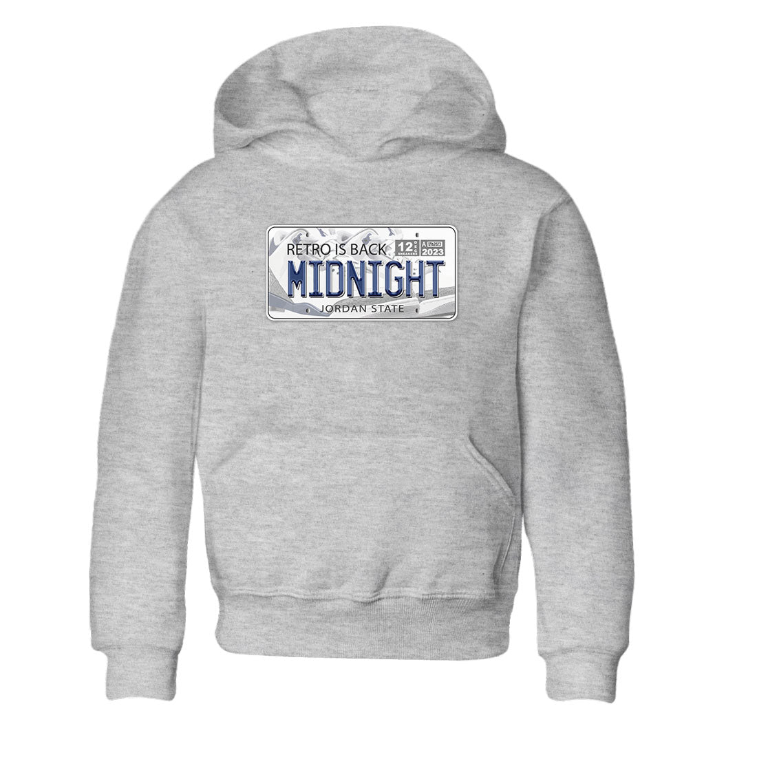 Air Jordan 3 Retro Midnight Navy shirt to match jordans Jordan Plate sneaker shirt 3s Midnight Navy SNRT sneaker tees baby toddler Heather Grey 2 cotton Shirt