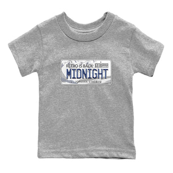 Air Jordan 3 Retro Midnight Navy shirt to match jordans Jordan Plate sneaker shirt 3s Midnight Navy SNRT sneaker tees baby toddler Heather Grey 2 cotton Shirt