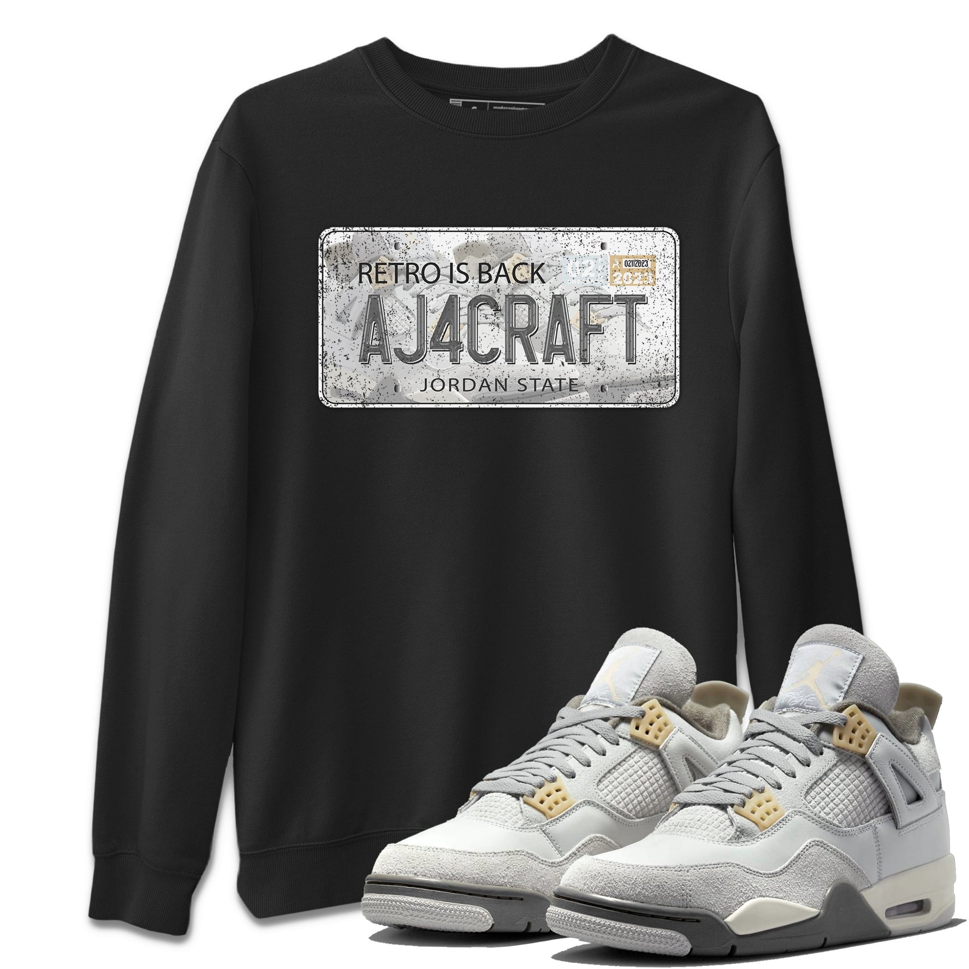 Jordan 4 Craft Sneaker Match Tees Jordan Plate Sneaker Tees Jordan 4 Craft Sneaker Release Tees Unisex Shirts
