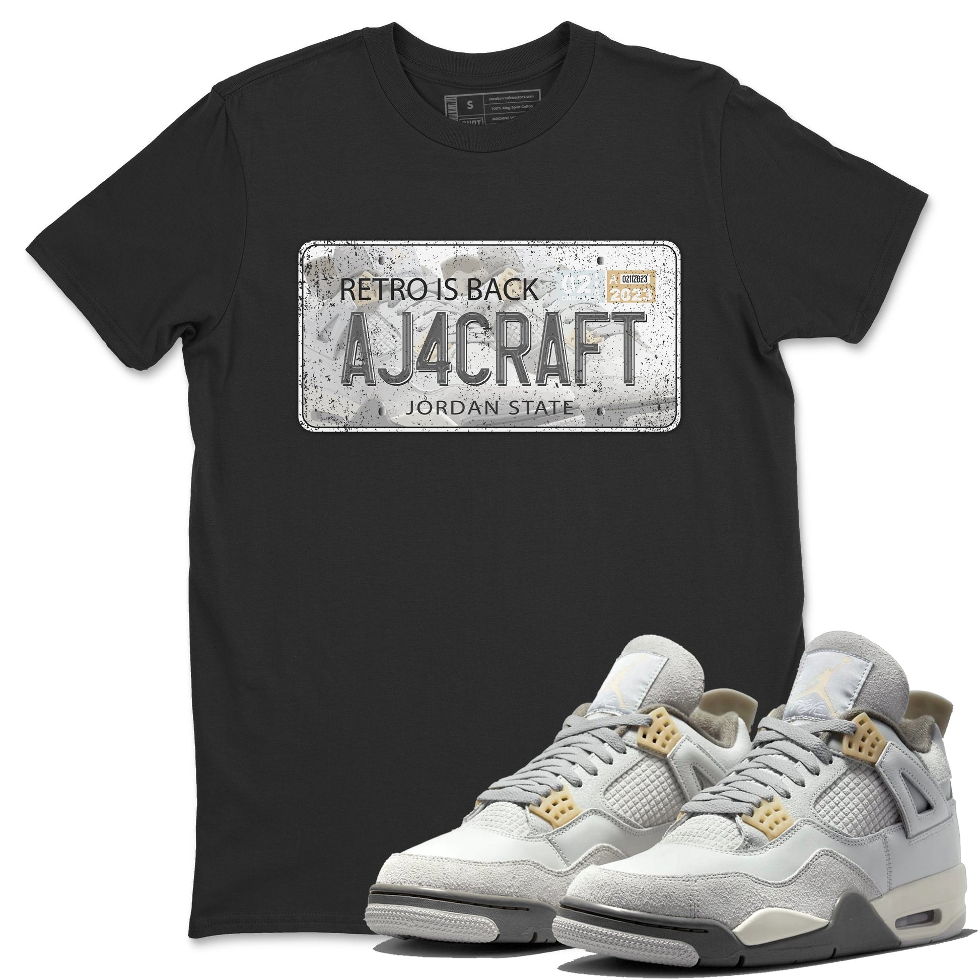 Jordan 4 Craft Sneaker Match Tees Jordan Plate Sneaker Tees Jordan 4 Craft Sneaker Release Tees Unisex Shirts
