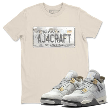 Jordan 4 Craft Sneaker Match Tees Jordan Plate Sneaker Tees Jordan 4 Craft Sneaker Release Tees Unisex Shirts