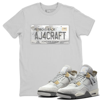 Jordan 4 Craft Sneaker Match Tees Jordan Plate Sneaker Tees Jordan 4 Craft Sneaker Release Tees Unisex Shirts