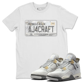 Jordan 4 Craft Sneaker Match Tees Jordan Plate Sneaker Tees Jordan 4 Craft Sneaker Release Tees Unisex Shirts