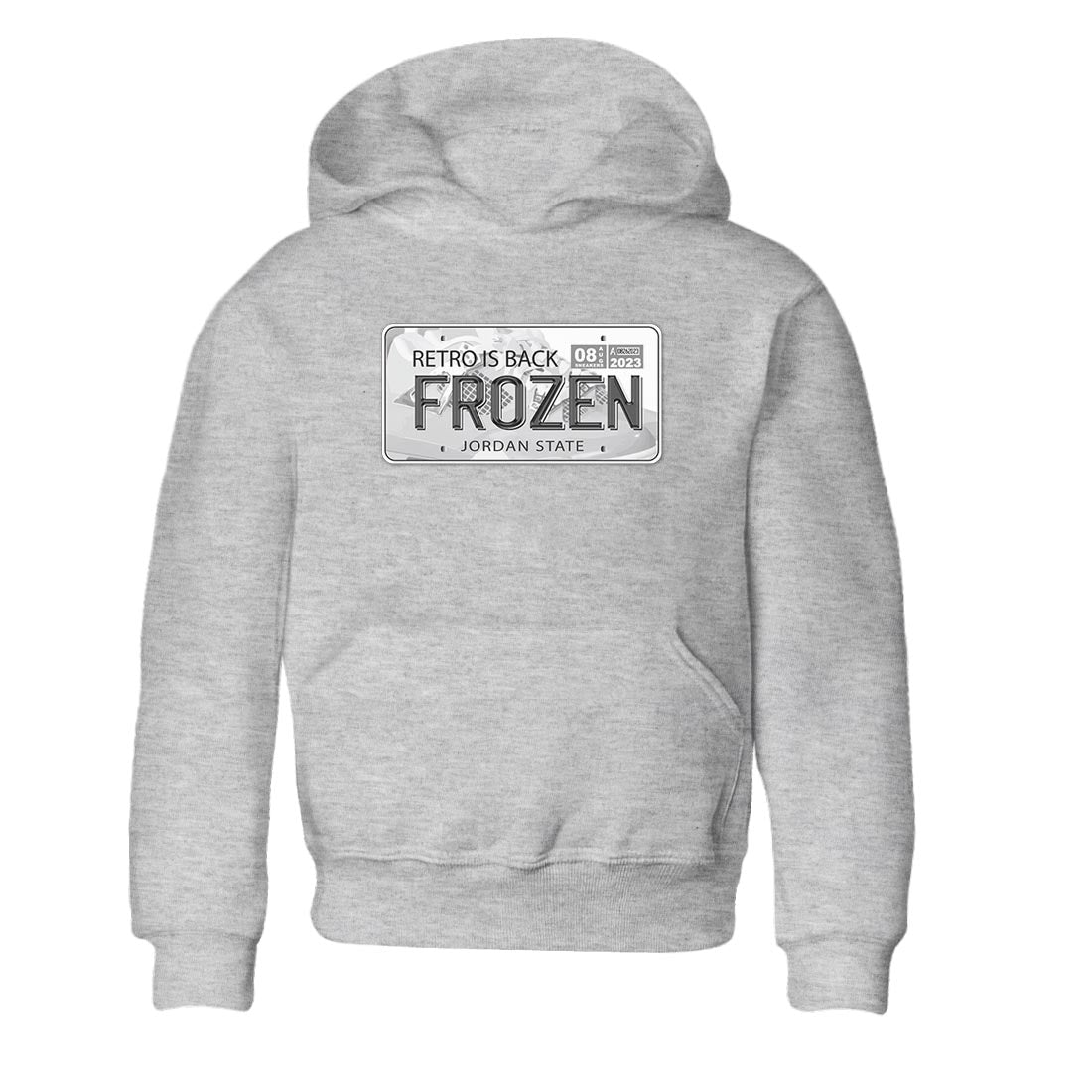 AJ4 Frozen Moments shirt to match jordans Jordan Plate sneaker tees Crew Neck AJ4 Frozen Moments SNRT Sneaker Release Tees Baby Toddler Heather Grey 2 T-Shirt