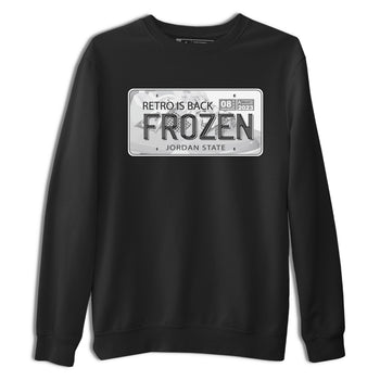 AJ4 Frozen Moments shirt to match jordans Jordan Plate sneaker tees Crew Neck AJ4 Frozen Moments SNRT Sneaker Release Tees Unisex Casual Shirts Black 2 T-Shirt