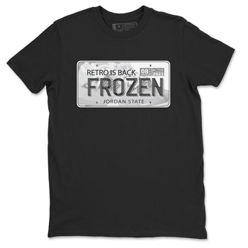 AJ4 Frozen Moments shirt to match jordans Jordan Plate sneaker tees Crew Neck AJ4 Frozen Moments SNRT Sneaker Release Tees Unisex Casual Shirts Black 2 T-Shirt