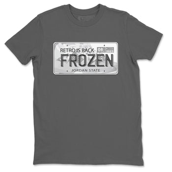 AJ4 Frozen Moments shirt to match jordans Jordan Plate sneaker tees Crew Neck AJ4 Frozen Moments SNRT Sneaker Release Tees Unisex Casual Shirts Cool Grey 2 T-Shirt