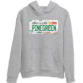 Air Jordan 4 Pine Green Sneaker Match Tees Jordan Plate Sneaker Tees AJ 4s Pine Green Sneaker Release Tees Unisex Shirts Heather Grey 2