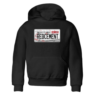 4s Red Cement shirt to match jordans Jordan Plate sneaker tees Air Jordan 4 Red Cement SNRT Sneaker Release Tees Baby Toddler Black 2 T-Shirt
