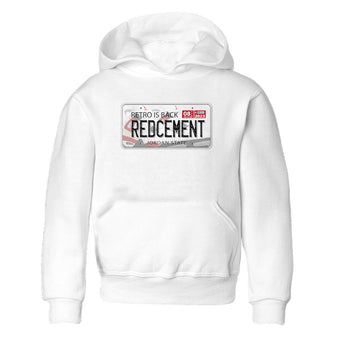 4s Red Cement shirt to match jordans Jordan Plate sneaker tees Air Jordan 4 Red Cement SNRT Sneaker Release Tees Baby Toddler White 2 T-Shirt