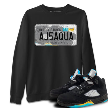 Jordan 5 Aqua Sneaker Match Tees Jordan Plate Sneaker Tees Jordan 5 Aqua Sneaker Release Tees Unisex Shirts
