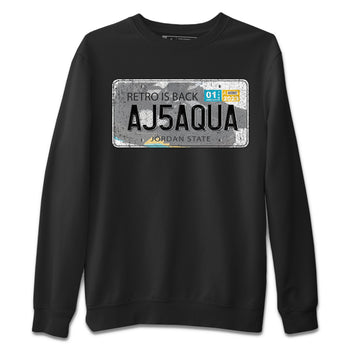 Jordan 5 Aqua Sneaker Match Tees Jordan Plate Sneaker Tees Jordan 5 Aqua Sneaker Release Tees Unisex Shirts