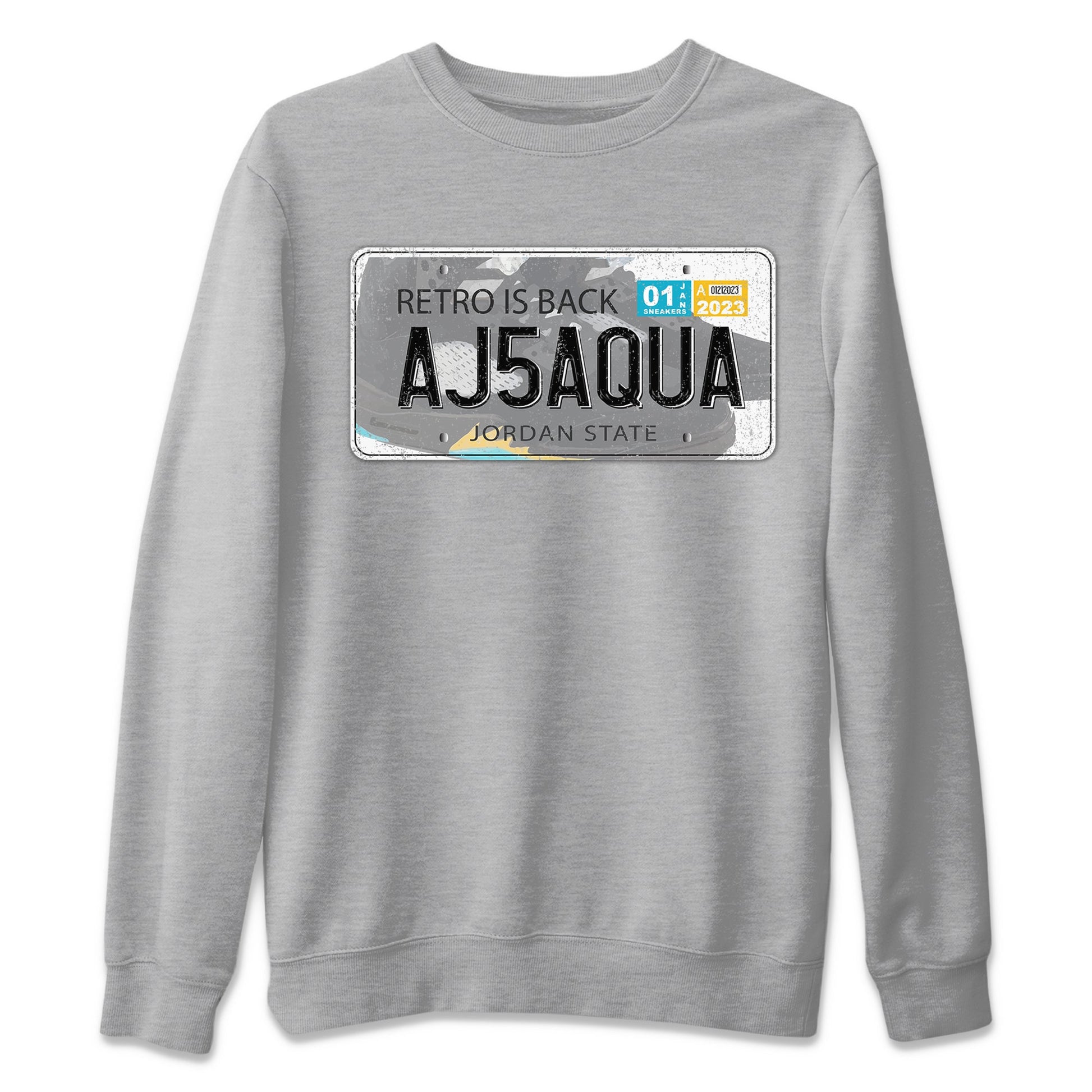 Jordan 5 Aqua Sneaker Match Tees Jordan Plate Sneaker Tees Jordan 5 Aqua Sneaker Release Tees Unisex Shirts