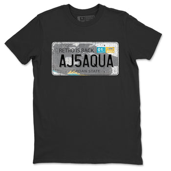 Jordan 5 Aqua Sneaker Match Tees Jordan Plate Sneaker Tees Jordan 5 Aqua Sneaker Release Tees Unisex Shirts