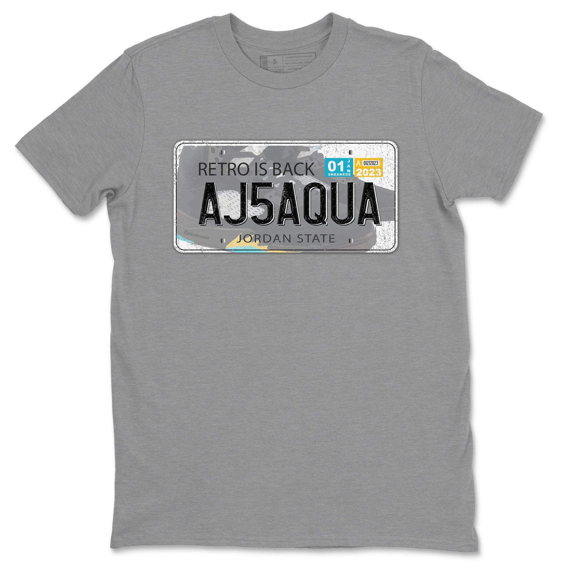 Jordan 5 Aqua Sneaker Match Tees Jordan Plate Sneaker Tees Jordan 5 Aqua Sneaker Release Tees Unisex Shirts