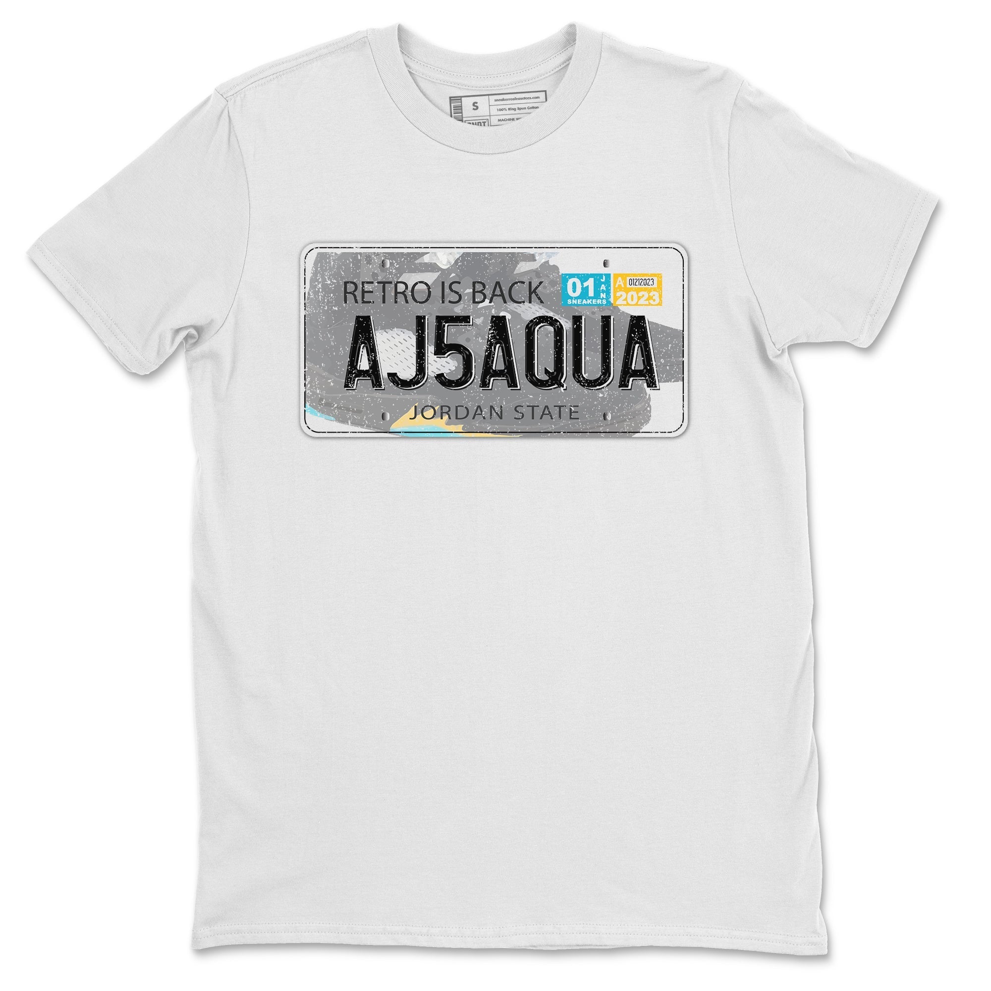 Jordan 5 Aqua Sneaker Match Tees Jordan Plate Sneaker Tees Jordan 5 Aqua Sneaker Release Tees Unisex Shirts