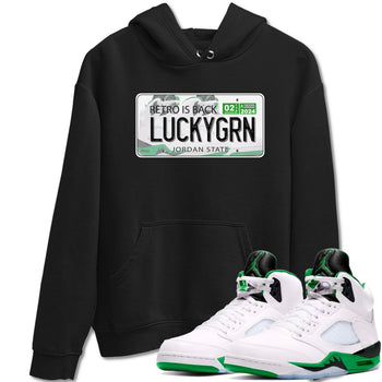 5s Lucky Green shirt to match jordans Jordan Plate sneaker tees Air Jordan 5 Lucky Green SNRT Sneaker Release Tees unisex cotton Black 1 crew neck shirt