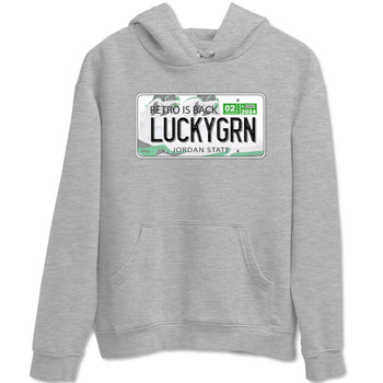 5s Lucky Green shirt to match jordans Jordan Plate sneaker tees Air Jordan 5 Lucky Green SNRT Sneaker Release Tees unisex cotton Heather Grey 2 crew neck shirt