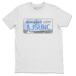 Jordan 5 UNC Jordan Shirts Jordan Plate Sneaker Tees 5s UNC SNRT Sneaker Tees Unisex Shirts White 2