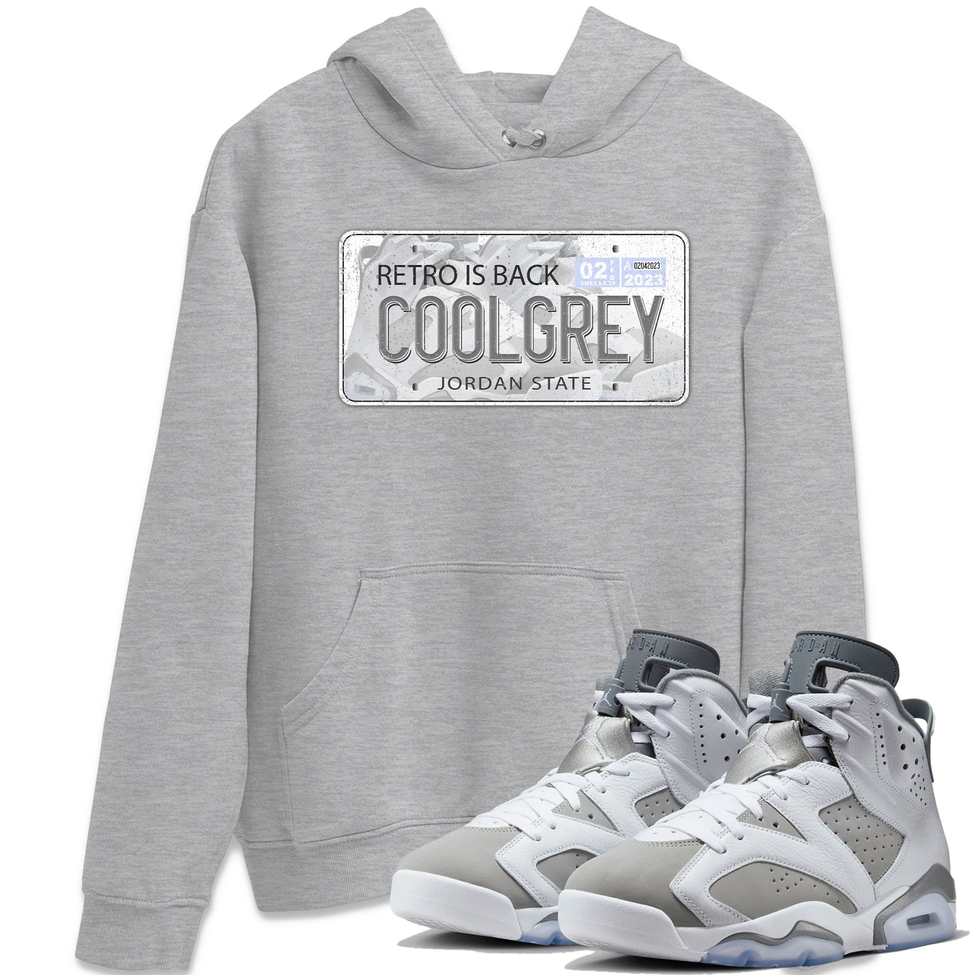 Jordan 6 Cool Grey Sneaker Match Tees Jordan Plate Sneaker Tees Jordan 6 Cool Grey Sneaker Release Tees Unisex Shirts